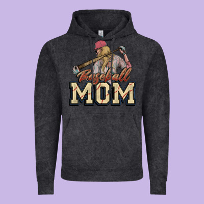 Baseball Mom Vintage Hoodie Designed By Howdyjamesfarm