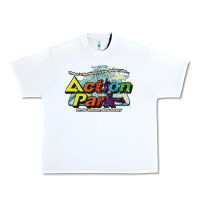 White Funny Action Park New Jersey 1978 Vintage Urban Heavy Tee - longCreatives