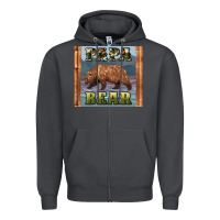 Smoke papar bear Zipper Hoodie - Artiststas