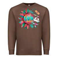 Chestnut western licensed vocational nurse medical instruments Premium Sweatshirt - BarkalooDesign
