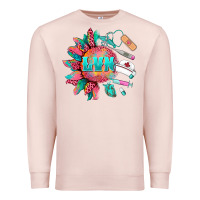 Pale Pink western licensed vocational nurse medical instruments Premium Sweatshirt - BarkalooDesign