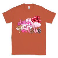 Copper Clouds of love with balloons Valentine's Day Classic Tee - HowdyJamesFarm