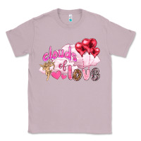 Lilac Clouds of love with balloons Valentine's Day Classic Tee - HowdyJamesFarm