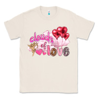 Natural Clouds of love with balloons Valentine's Day Classic Tee - HowdyJamesFarm