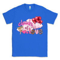 True Royal Clouds of love with balloons Valentine's Day Classic Tee - HowdyJamesFarm