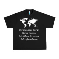 Black birthplace earth race human politics freedom religion love t shirt Urban Heavy Tee - longCreatives