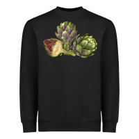 Black Artichoke Heavyweight Sweatshirt - LillyAllenDesigns