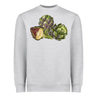 Heather Grey Artichoke Heavyweight Sweatshirt - LillyAllenDesigns