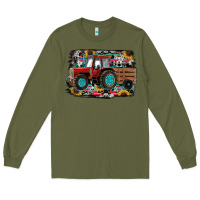 Army Green western tracktor Long Sleeve Tee - RanaPortraitStore