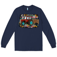 Navy western tracktor Long Sleeve Tee - RanaPortraitStore