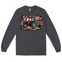 Smoke western tracktor Long Sleeve Tee - RanaPortraitStore