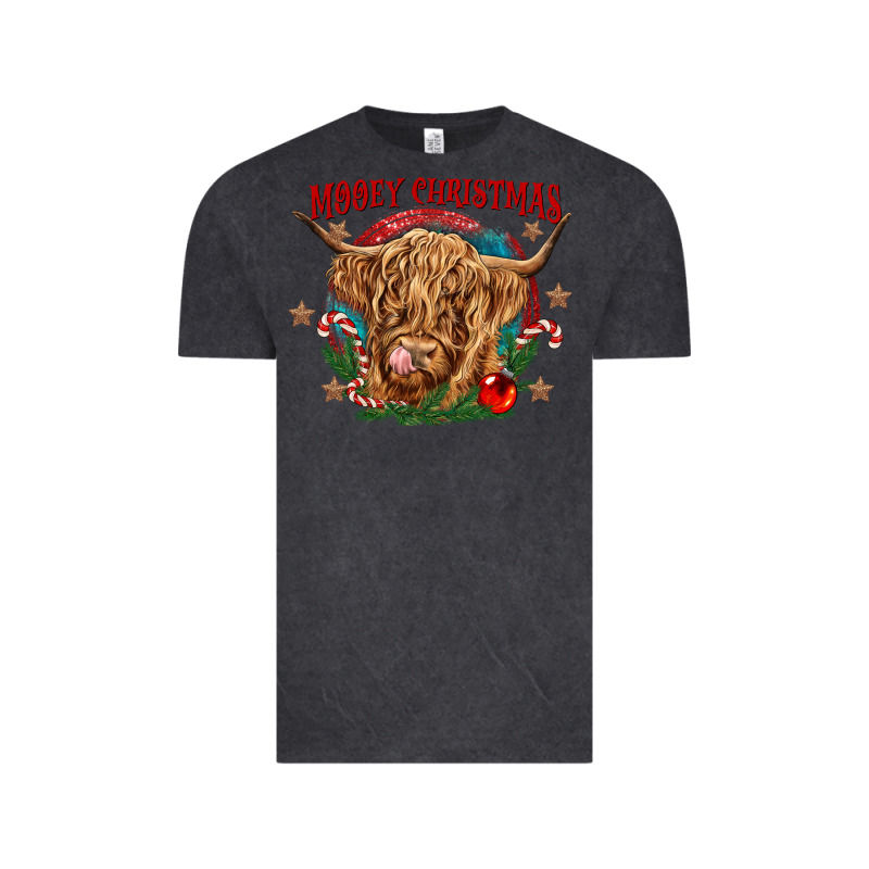 Mooey Christmas Vintage Tee by CowGirlArtShop | Teevron