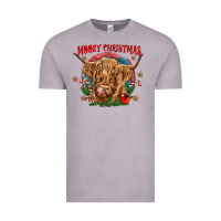 Vintage Zinc mooey christmas Vintage Tee - CowGirlArtShop