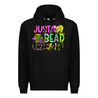 Black Just Bead it Premium Hoodie - CowhideDigitalArt
