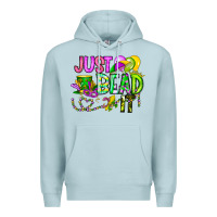 Blue Mist Just Bead it Premium Hoodie - CowhideDigitalArt
