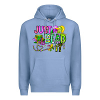 Colony Blue Just Bead it Premium Hoodie - CowhideDigitalArt