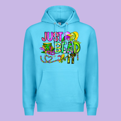 Just Bead It Premium Hoodie Designed By Cowhidedigitalart