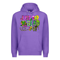 Purple Just Bead it Premium Hoodie - CowhideDigitalArt