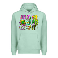 Seafoam Just Bead it Premium Hoodie - CowhideDigitalArt