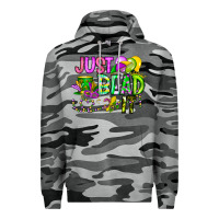 Slate Camo Just Bead it Premium Hoodie - CowhideDigitalArt