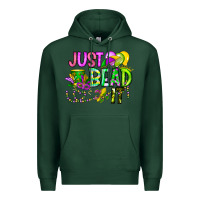 Sports Green Just Bead it Premium Hoodie - CowhideDigitalArt