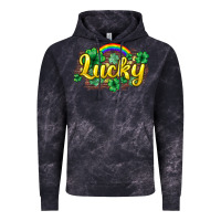 Cloud Black Lucky St. Patrick's Day Vintage Hoodie - HowdyJamesFarm