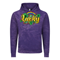 Cloud Purple Lucky St. Patrick's Day Vintage Hoodie - HowdyJamesFarm