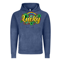 Vintage Denim Lucky St. Patrick's Day Vintage Hoodie - HowdyJamesFarm