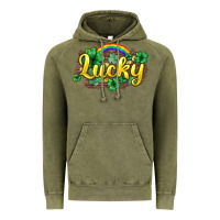 Vintage Olive Lucky St. Patrick's Day Vintage Hoodie - HowdyJamesFarm