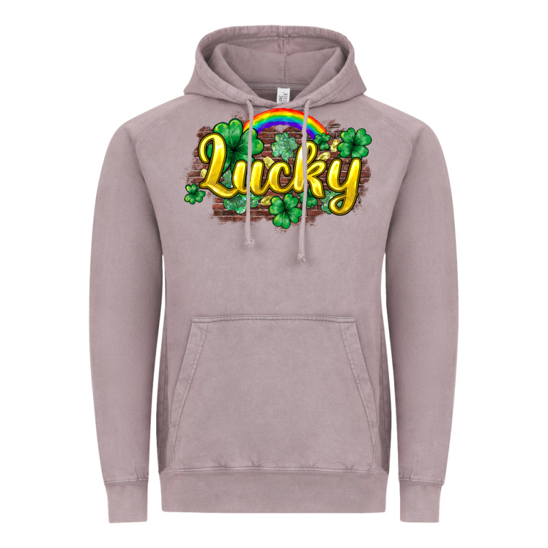 Lucky St. Patrick's Day Vintage Hoodie by HowdyJamesFarm | Teevron
