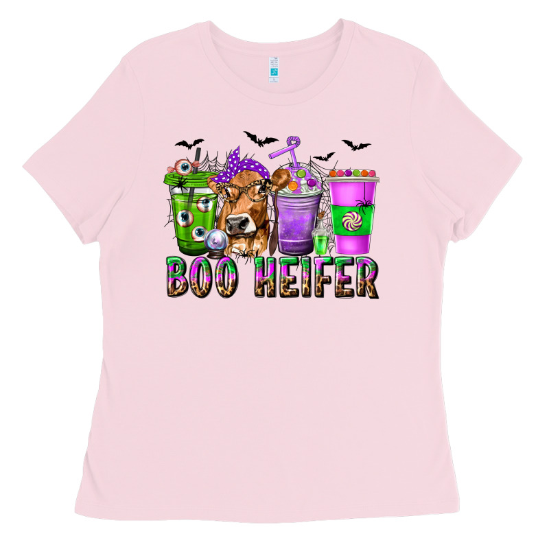 Boo Heifer Coffee Cups With Halloween Ladies Tee by texasbilliewilder | Teevron