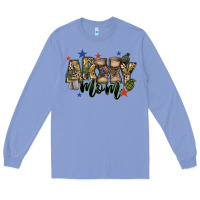Colony Blue army mom Long Sleeve Tee - FaDigitalArtStudio