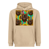Mushroom bear tumbler Heavyweight Hoodie - BarkalooDesign