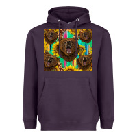Plum bear tumbler Heavyweight Hoodie - BarkalooDesign