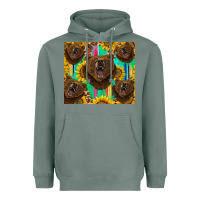 Sage bear tumbler Heavyweight Hoodie - BarkalooDesign