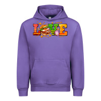 Tulip love with hamburger Urban Hoodie - AdoDesignShop