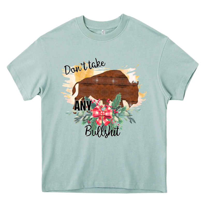 Take No Bull Floral Rodeo Heavy Core Tee by Bettercallsaul | Teevron