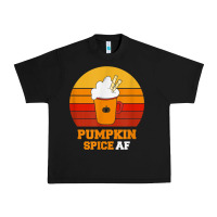 Black pumpkin spice af retro vintage background happy halloween Urban Heavy Tee - longCreatives