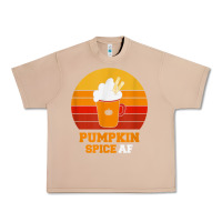 Burro pumpkin spice af retro vintage background happy halloween Urban Heavy Tee - longCreatives
