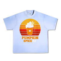 Grape Ice pumpkin spice af retro vintage background happy halloween Urban Heavy Tee - longCreatives