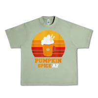 Oil Green pumpkin spice af retro vintage background happy halloween Urban Heavy Tee - longCreatives