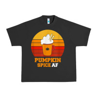 Pigment Black pumpkin spice af retro vintage background happy halloween Urban Heavy Tee - longCreatives