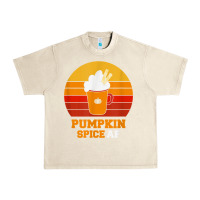 Sandshell pumpkin spice af retro vintage background happy halloween Urban Heavy Tee - longCreatives