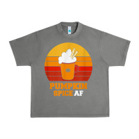 Tornado pumpkin spice af retro vintage background happy halloween Urban Heavy Tee - longCreatives