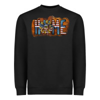 Black home america Heavyweight Sweatshirt - SublimationCraftShop