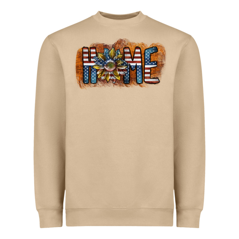 Home America Heavyweight Sweatshirt by SublimationCraftShop | Teevron
