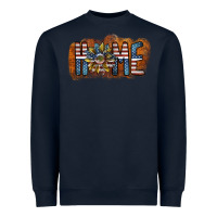 Navy home america Heavyweight Sweatshirt - SublimationCraftShop