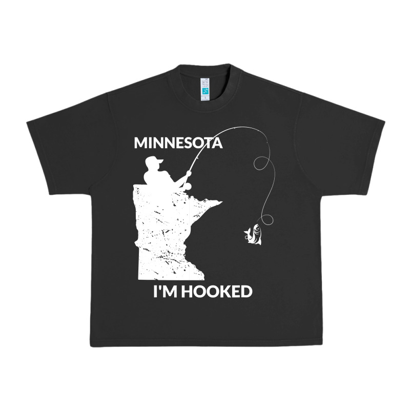 Mn Minnesota Fishing T Gift For Fishermen And Anglers Urban Heavy Tee by longCreatives | Teevron