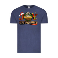 Vintage Denim joy to the world Vintage Tee - CowGirlArtShop