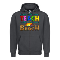 Smoke first we teach then we beach Zipper Hoodie - Artiststas